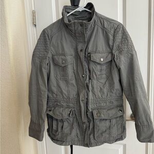 Banana Republic Gray Utility Jacket